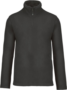 Enzo > Zip neck fleece trui K912
