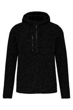 Heather hooded jacket