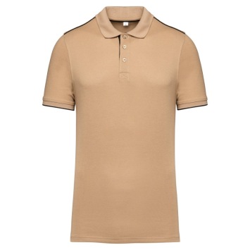 Men's short-sleeved contrasting DayToDay polo shir