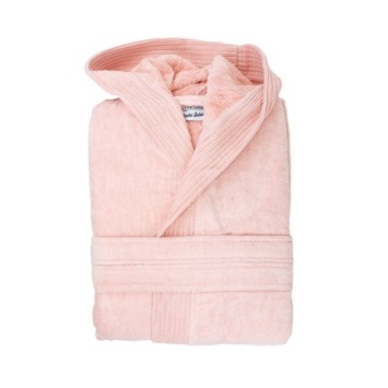 Velour Bathrobe Hooded